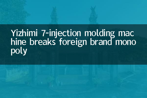 Yizhimi 7-инъекционная форма для формования ломает монополию иностранного бренда